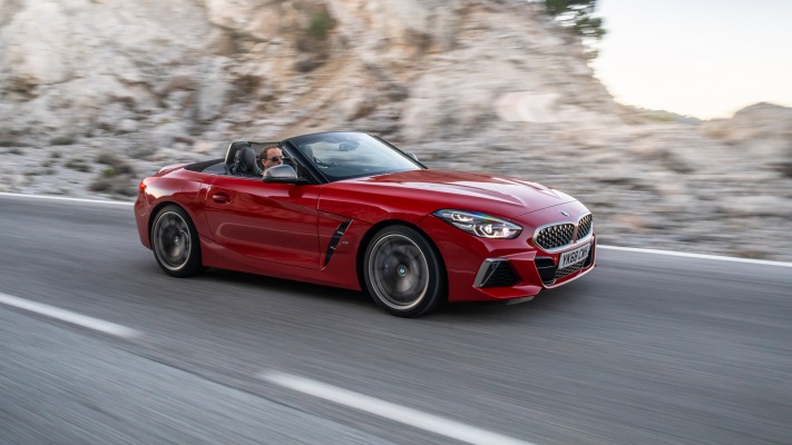 BMW Z4 M40i Roadster UK Version 2019. Desktop wallpaper