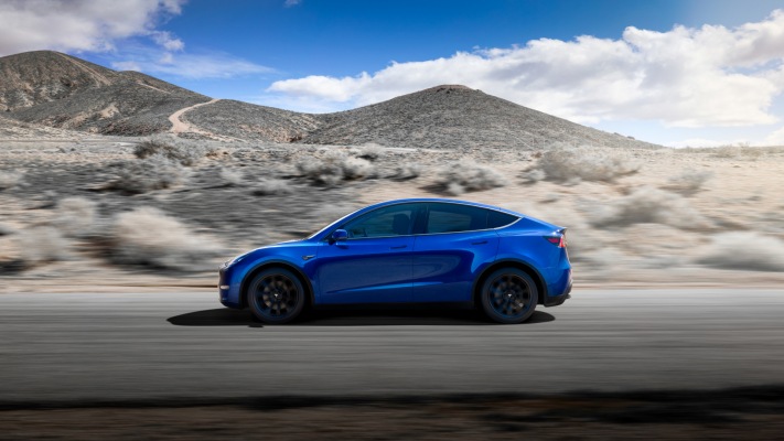 Tesla Model Y 2019. Desktop wallpaper