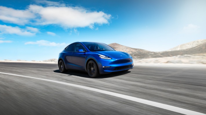 Tesla Model Y 2019. Desktop wallpaper