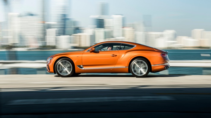 Bentley Continental GT V8 2019. Desktop wallpaper