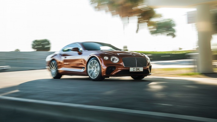 Bentley Continental GT V8 2019. Desktop wallpaper