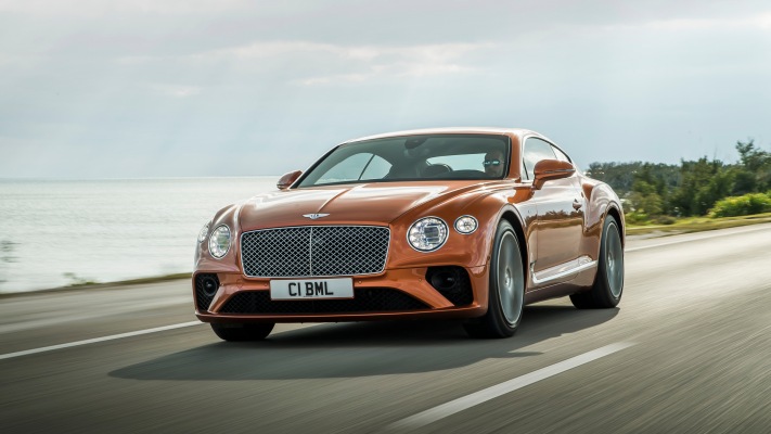 Bentley Continental GT V8 2019. Desktop wallpaper