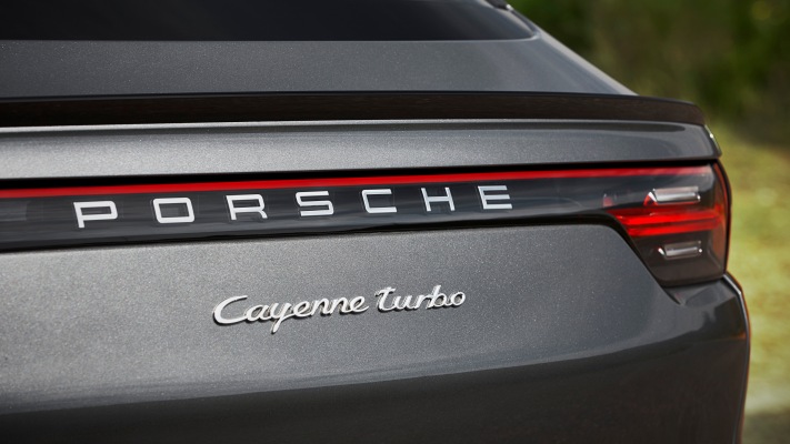 Porsche Cayenne Turbo Coupe 2020. Desktop wallpaper