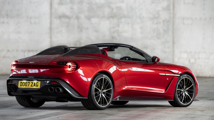 Aston Martin Vanquish Zagato Speedster 2017. Desktop wallpaper