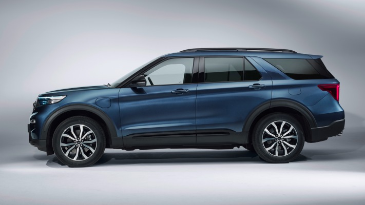 Ford Explorer Hybrid 2019. Desktop wallpaper