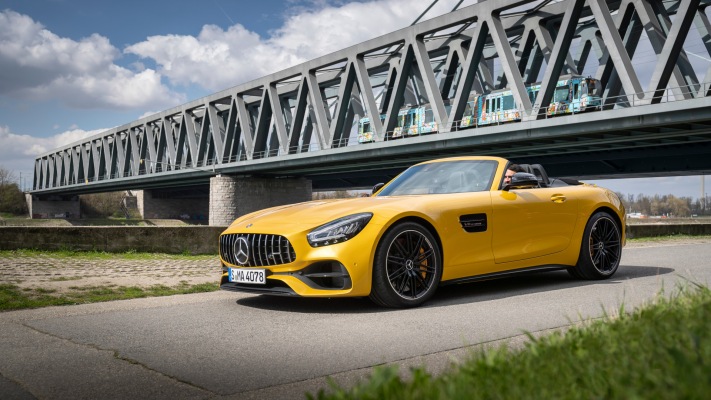 Mercedes-AMG GT S Roadster 2019. Desktop wallpaper