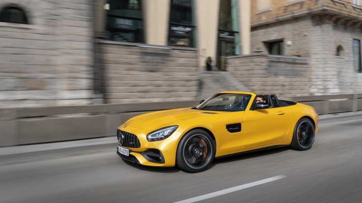 Mercedes-AMG GT S Roadster 2019. Desktop wallpaper