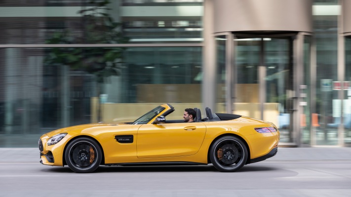 Mercedes-AMG GT S Roadster 2019. Desktop wallpaper