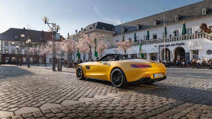 Mercedes-AMG GT S Roadster 2019. Desktop wallpaper