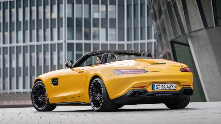 Mercedes-AMG GT S Roadster 2019. Desktop wallpaper