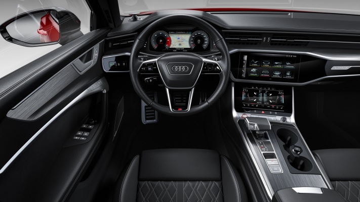 Audi S6 Avant TDI 2020. Desktop wallpaper