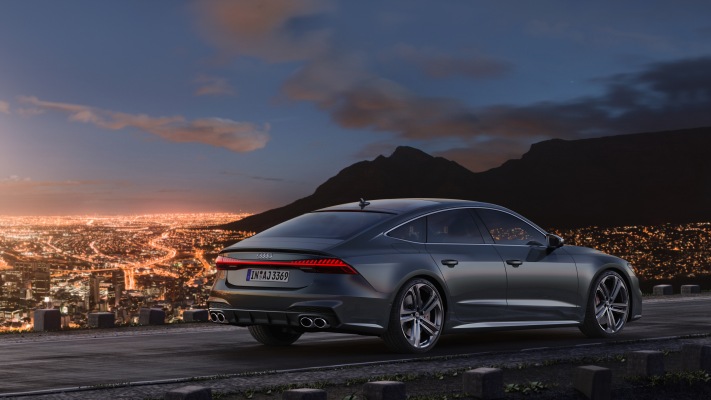 Audi S7 Sportback TDI 2020. Desktop wallpaper