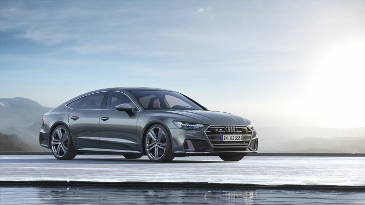 Audi S7 Sportback TDI 2020. Desktop wallpaper