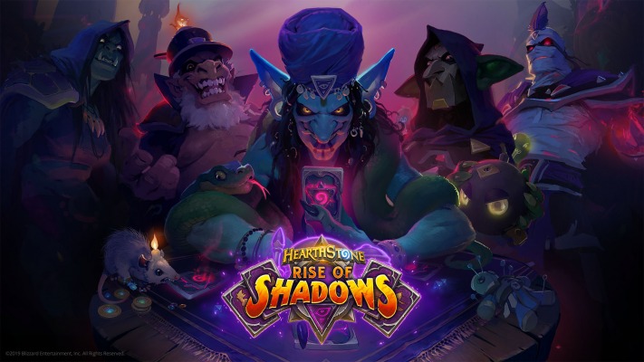 Hearthstone: Rise of Shadows. Desktop wallpaper