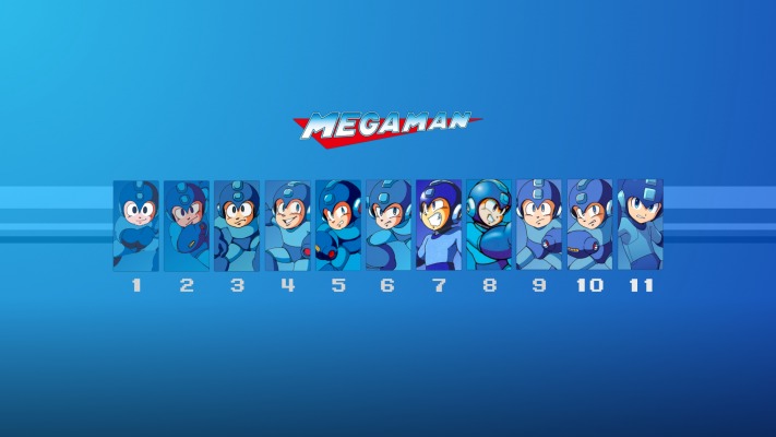 Megaman. Desktop wallpaper