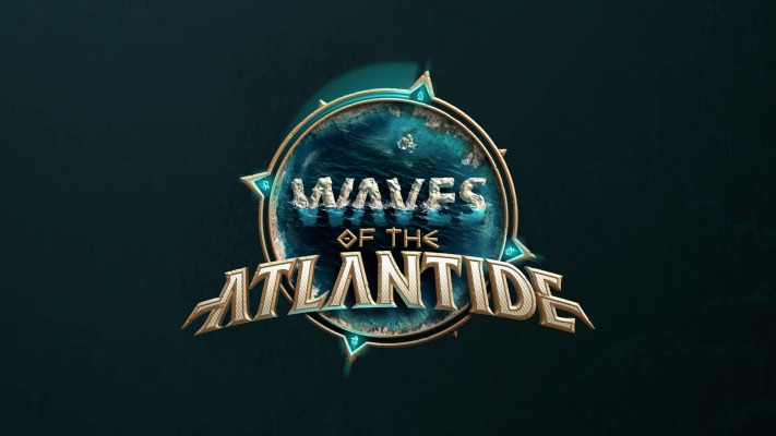 Waves of the Atlantide. Desktop wallpaper