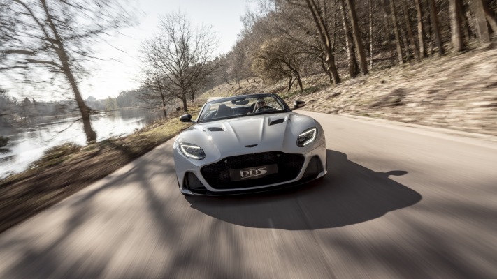 Aston Martin DBS Superleggera Volante 2019. Desktop wallpaper