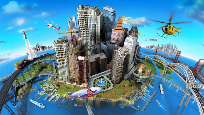 SimCity 4 Deluxe Edition. Desktop wallpaper