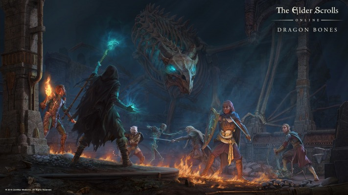 Elder Scrolls Online: Dragon Bones, The. Desktop wallpaper
