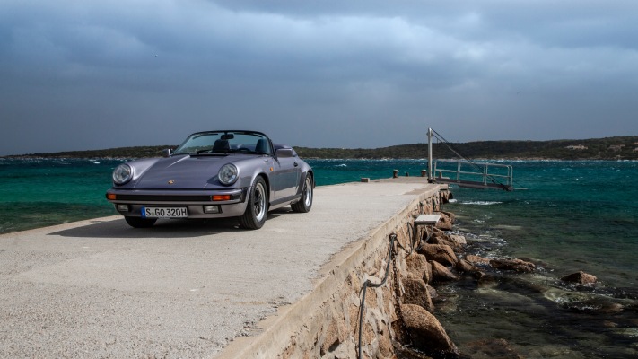 Porsche 911 Speedster 1988. Desktop wallpaper