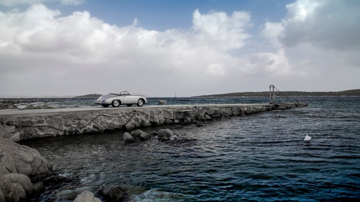 Porsche 356A 1600 S Speedster 1957. Desktop wallpaper