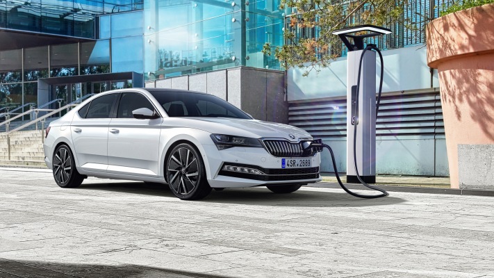 Skoda Superb iV 2020. Desktop wallpaper