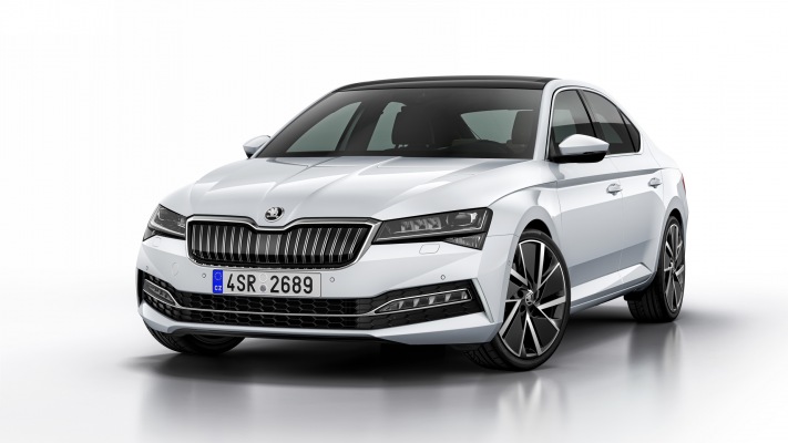 Skoda Superb iV 2020. Desktop wallpaper