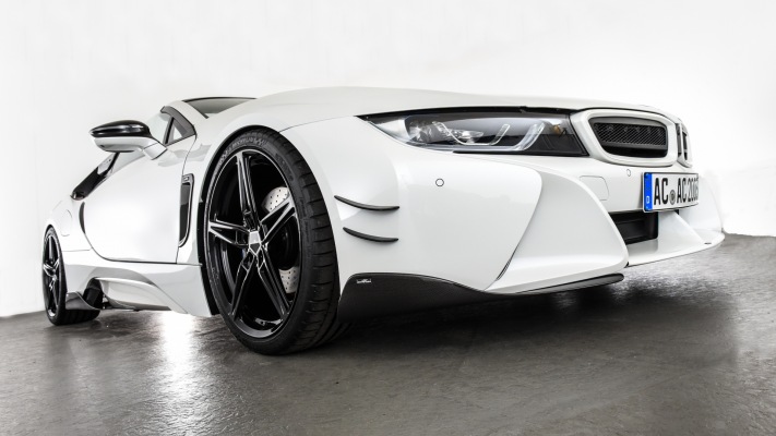 BMW i8 Roadster AC Schnitzer 2019. Desktop wallpaper