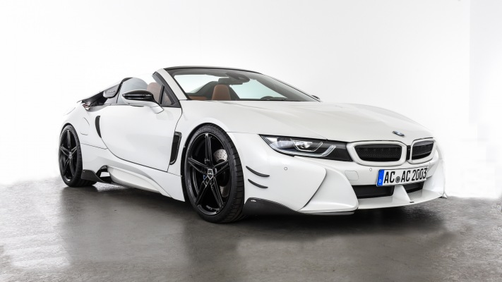 BMW i8 Roadster AC Schnitzer 2019. Desktop wallpaper