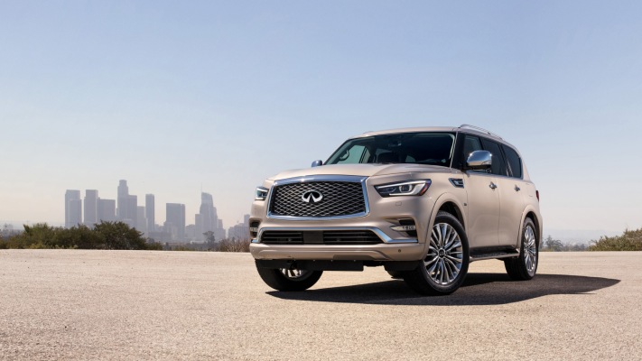 Infiniti QX80 2018. Desktop wallpaper