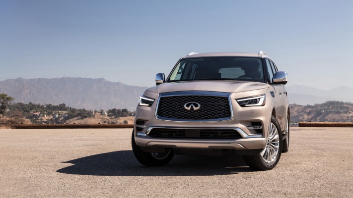 Infiniti QX80 2018. Desktop wallpaper