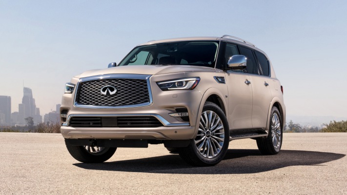 Infiniti QX80 2018. Desktop wallpaper