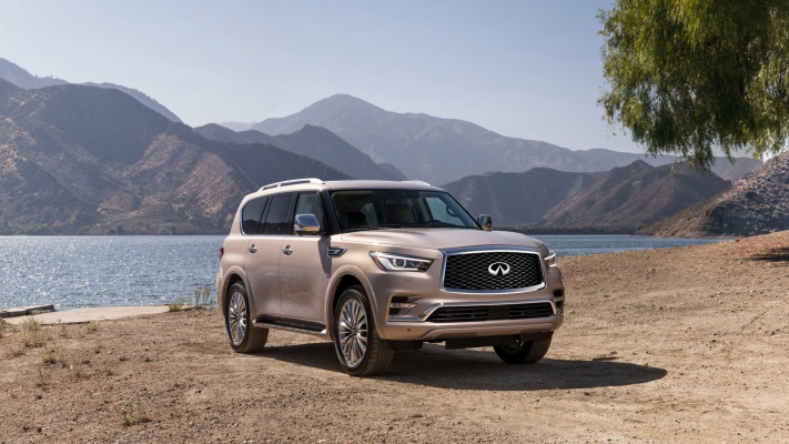 Infiniti QX80 2018. Desktop wallpaper