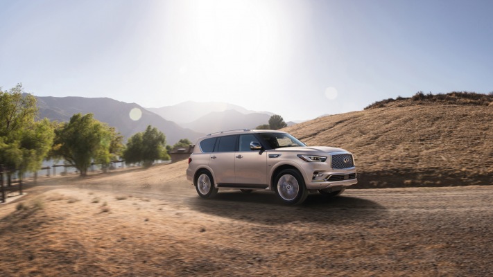 Infiniti QX80 2018. Desktop wallpaper