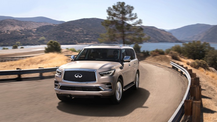 Infiniti QX80 2018. Desktop wallpaper