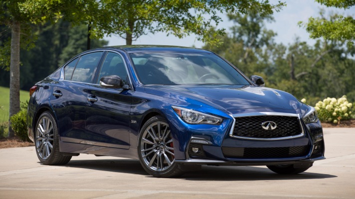 Infiniti Q50S 2018. Desktop wallpaper