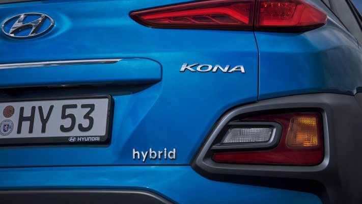 Hyundai Kona Hybrid 2020. Desktop wallpaper