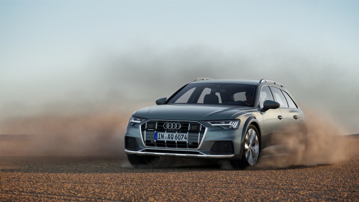 Audi A6 allroad quattro 2019. Desktop wallpaper