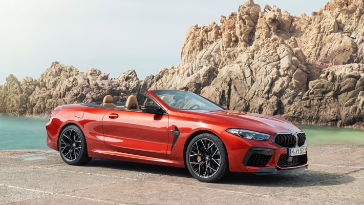 BMW M8 Competition Convertible 2019. Desktop wallpaper