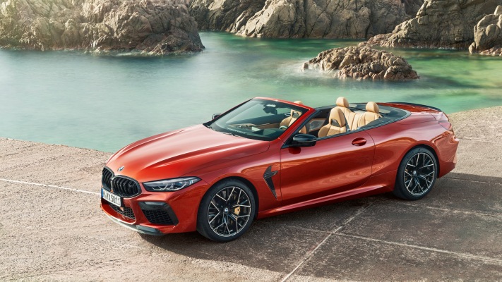 BMW M8 Competition Convertible 2019. Desktop wallpaper