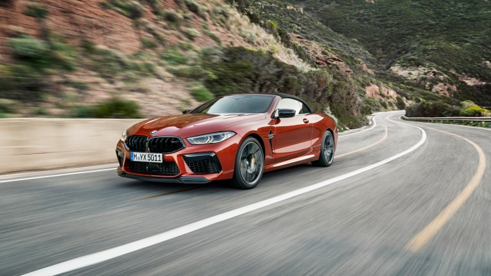 BMW M8 Competition Convertible 2019. Desktop wallpaper