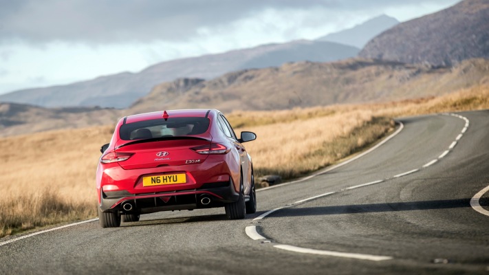 Hyundai i30 Fastback N UK Version 2019. Desktop wallpaper