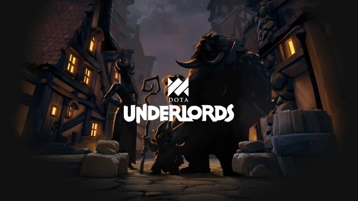 Dota Underlords. Desktop wallpaper