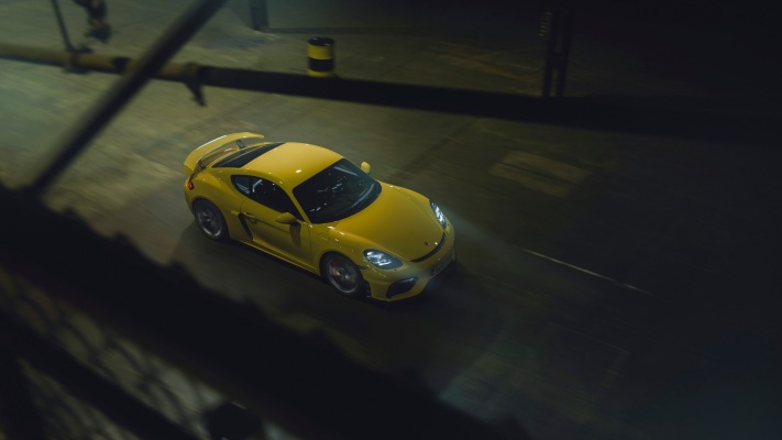 Porsche 718 Cayman GT4 2019. Desktop wallpaper