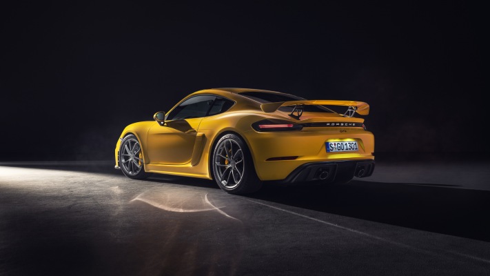 Porsche 718 Cayman GT4 2019. Desktop wallpaper