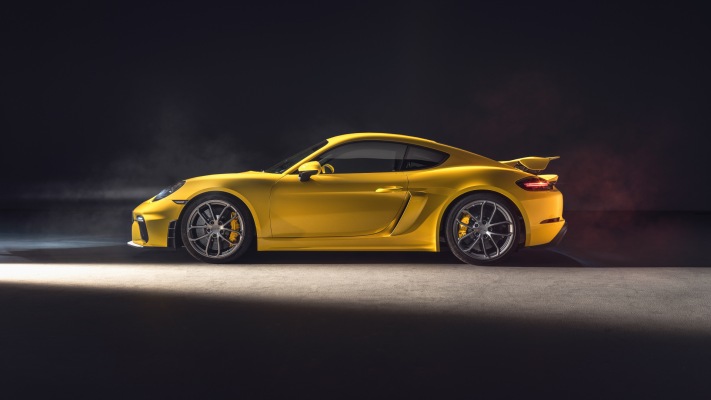 Porsche 718 Cayman GT4 2019. Desktop wallpaper