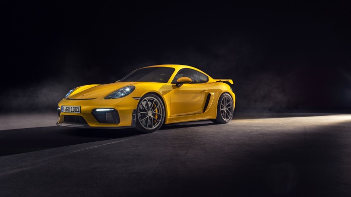 Porsche 718 Cayman GT4 2019. Desktop wallpaper