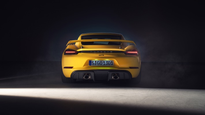 Porsche 718 Cayman GT4 2019. Desktop wallpaper