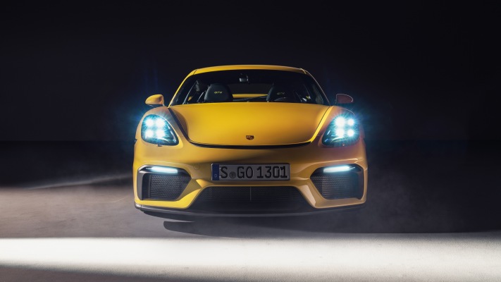 Porsche 718 Cayman GT4 2019. Desktop wallpaper