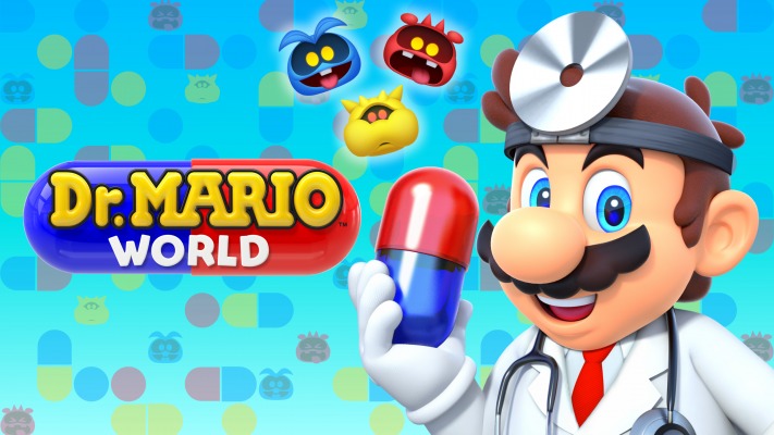 Dr. Mario World. Desktop wallpaper